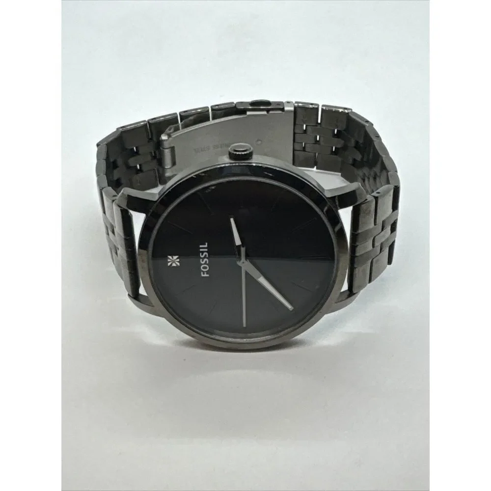 Fossil Lux Luther BQ2419 Men's Smoke Stainless Steel Analog Dial Watch JNA368